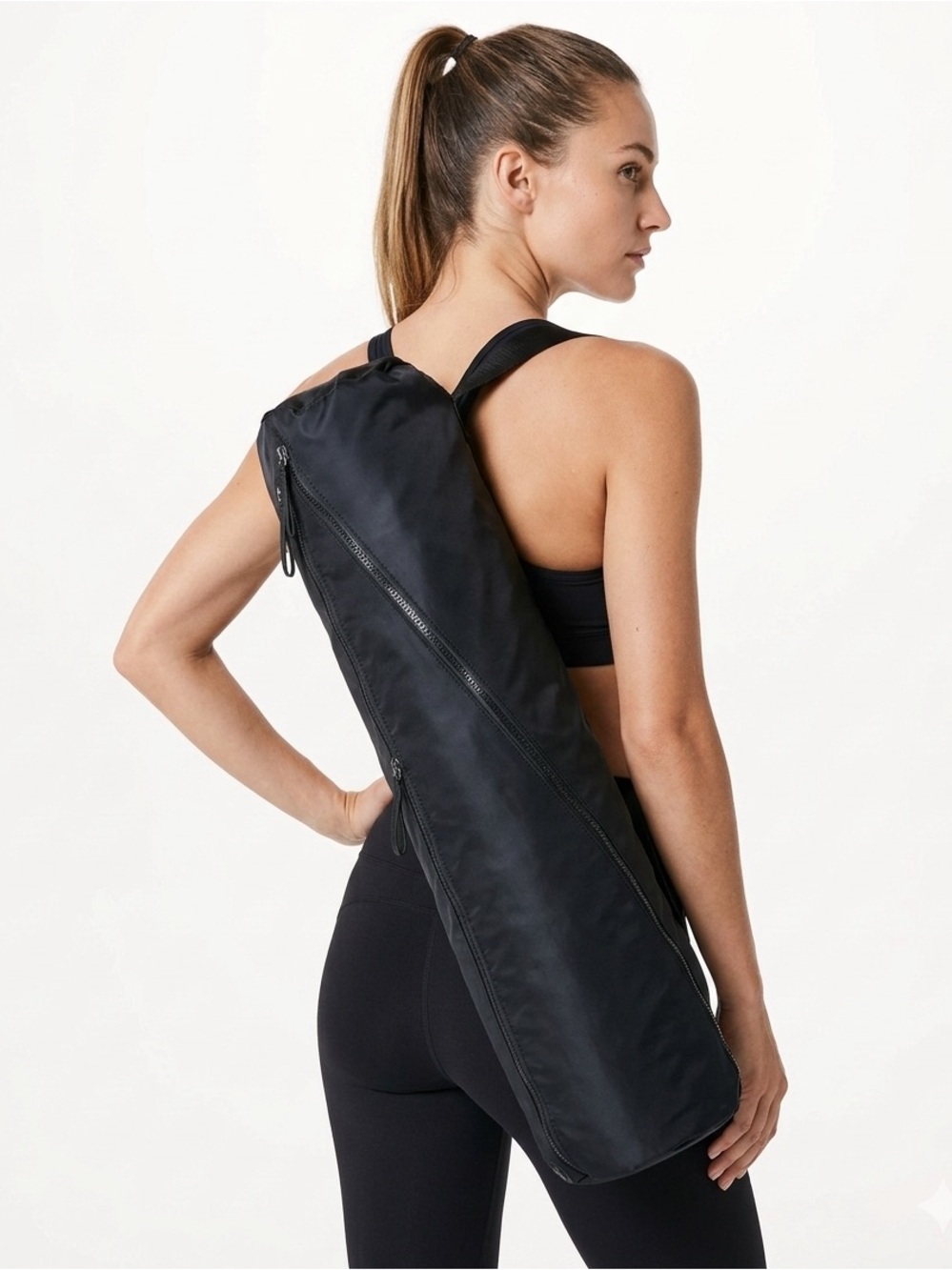 Lululemon Black 14L Yoga Mat Carry Bag